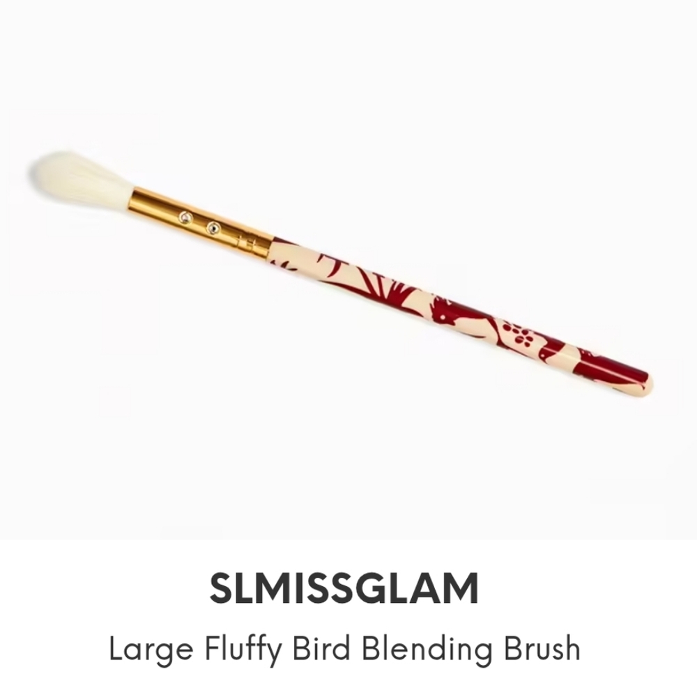 😍SLMISSGLAM Large Fluffy Bird Blending Brush